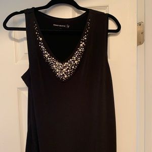Sleeveless beaded gorgeous top! Gently worn.